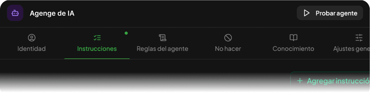 Agentes súper configurables